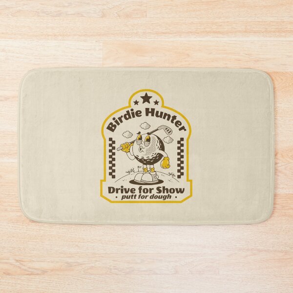 Item preview, Birdie Hunter. Retro golf ball character designed and sold by adipra.