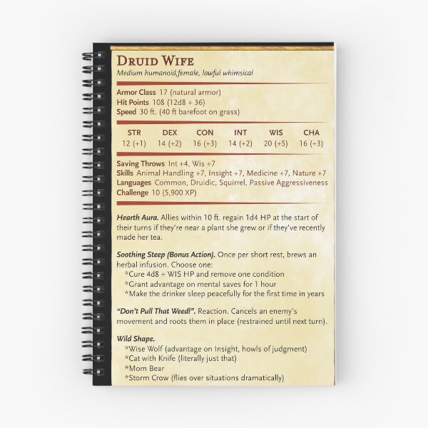 Item preview, Druid Wife designed and sold by DesignsbyDugar.
