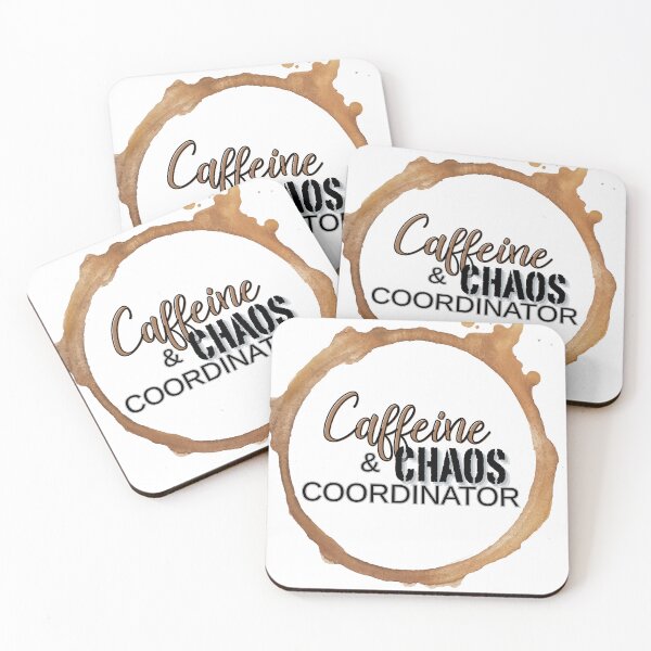 Item preview, Caffeine & chaos coordinator designed and sold by eunicecreative.