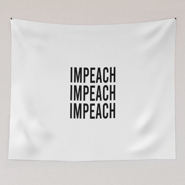 Item preview, Impeach Impeach Impeach Black Capital Text designed and sold by coffeepolicy.
