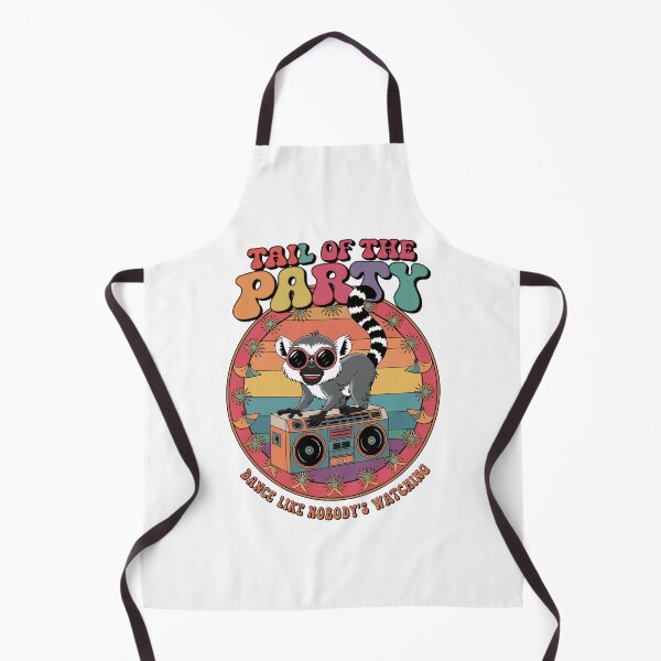 Item preview, Lemur Disco Party Art – Tail of the Party Design designed and sold by WildlifeInc.