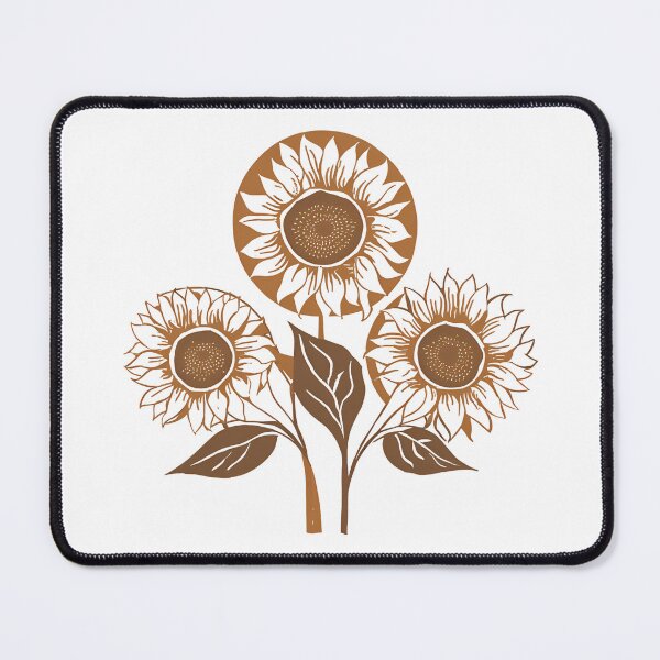 Item preview, Geometric Sunflower Garden designed and sold by ELzor Arts.