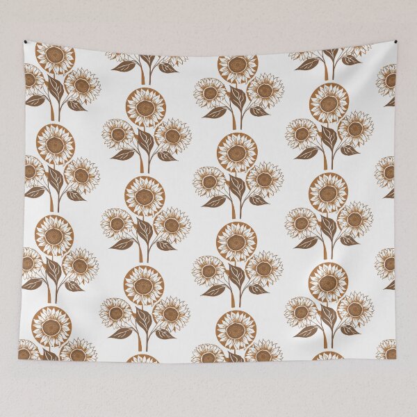 Item preview, Geometric Sunflower Garden designed and sold by ELzor Arts.