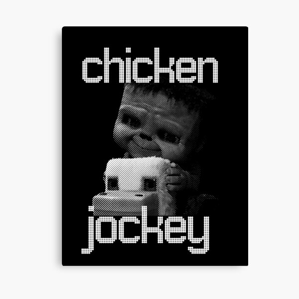 Item preview, CHICKEN JOCKEY - Minecraft Movie Reference  designed and sold by SarcasticCore.