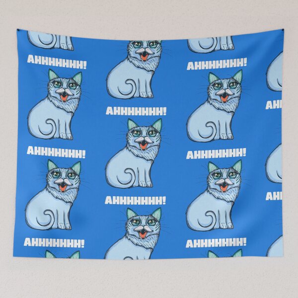 Item preview, ahhhhh cat designed and sold by crestfallenmermaid.