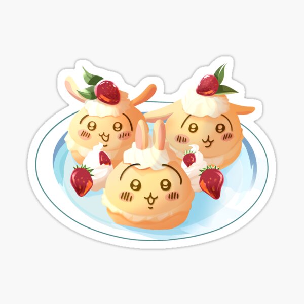 Item preview, Usagi Cream puff pastrie designed and sold by AnxiousBlub09.