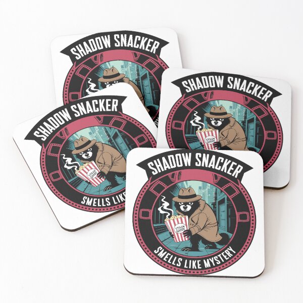 Item preview, Shadow Snacker Noir Bear – Mystery Detective Animal Design designed and sold by WildlifeInc.