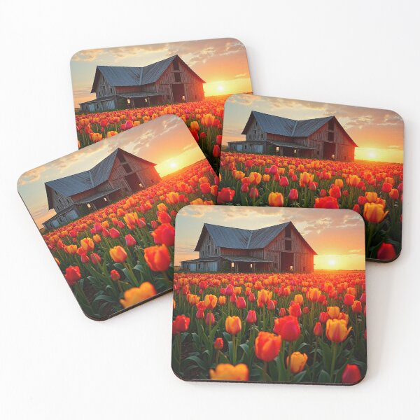 Item preview, Sunrise Over the Tulips designed and sold by vernonplatt.