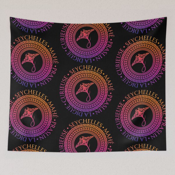 Item preview, Vibrant Seychelles Manta Ray Design – Island-Inspired Apparel designed and sold by FaeryNuff.