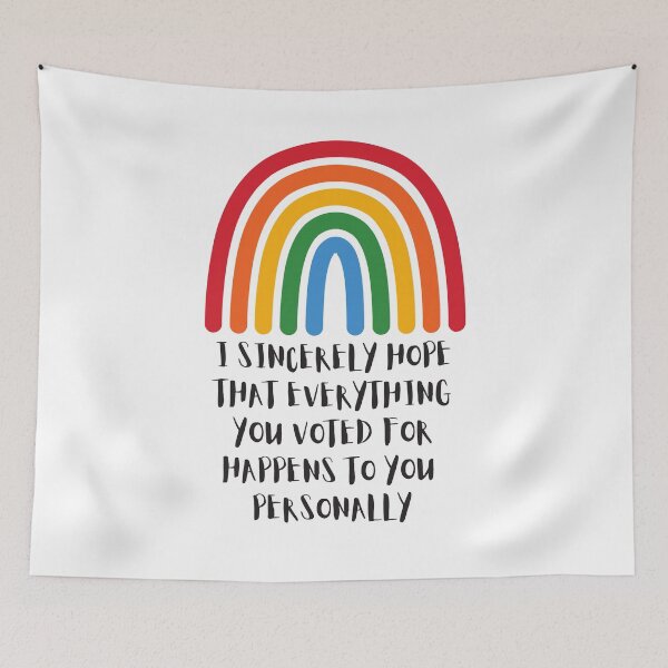 Item preview, Voting Karma Rainbow Black Text designed and sold by Öhmlaut Sound, Music & Graphics.