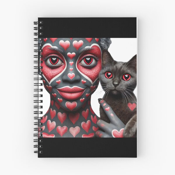 Item preview, Heart Woman With Her Cat designed and sold by CarolM.