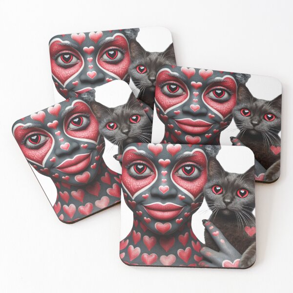 Item preview, Heart Woman With Her Cat designed and sold by CarolM.