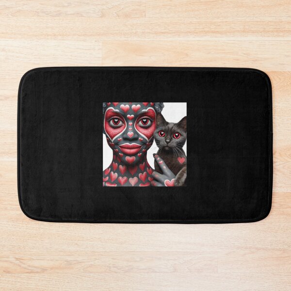 Item preview, Heart Woman With Her Cat designed and sold by CarolM.