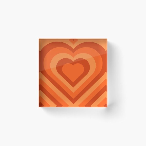 Item preview, Orange Growing Heart designed and sold by ReinaReyes.