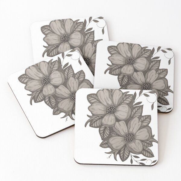 Item preview, pencil drawing beautyful flowers art design  designed and sold by pksart1.