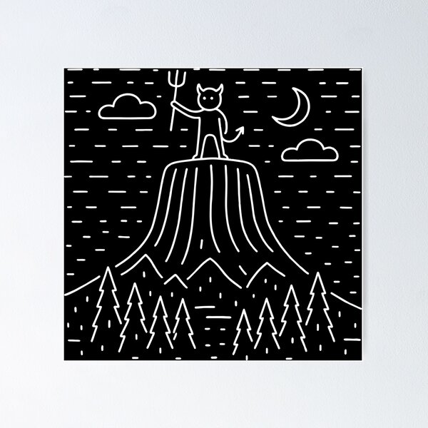 Item preview, Devils Tower Wyoming designed and sold by mvcooley.