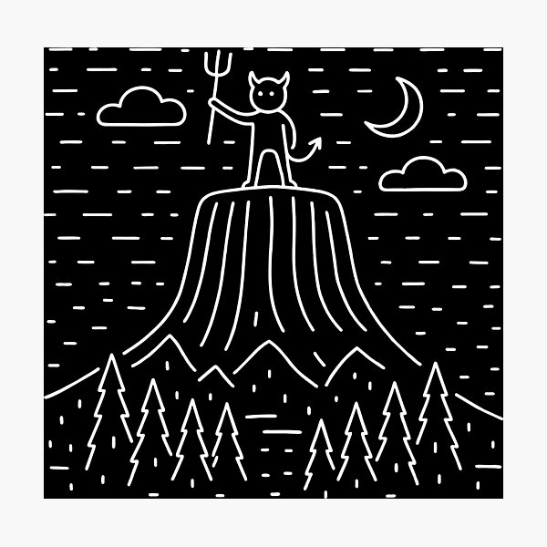 Item preview, Devils Tower Wyoming designed and sold by mvcooley.