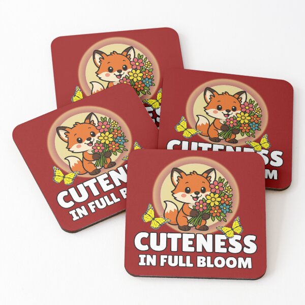 Item preview, Cute Kawaii Red Fox in Bloom Frit-Tees designed and sold by Shean Fritts.