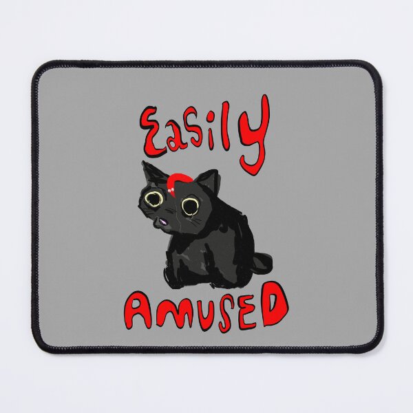 Item preview, easily amused cat designed and sold by crestfallenmermaid.