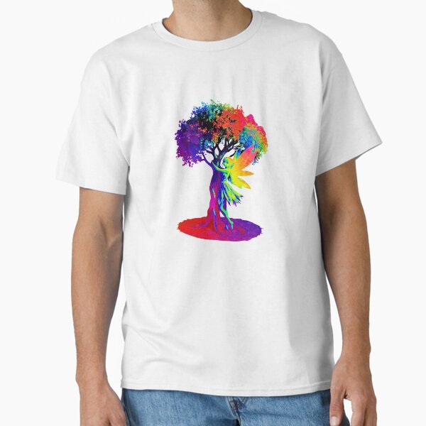 Item preview, Colorful Fairy Treehugger Design  designed and sold by Rainingfrogz.