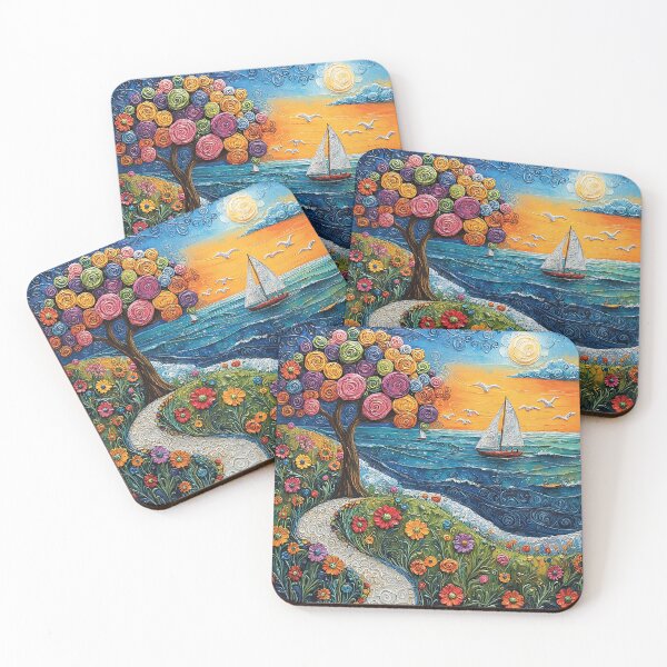 Item preview, Whimsical Shores and Blooming Dreams designed and sold by Pixel Junkies Studio.