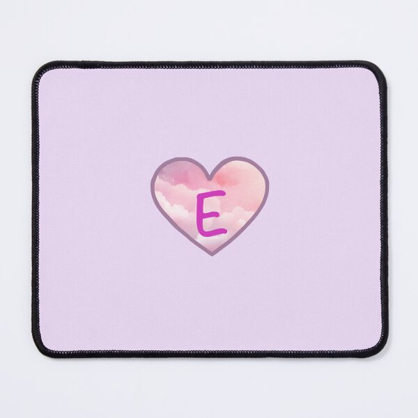 Item preview, Heart Pink Clouds “E” designed and sold by CEvansArt.