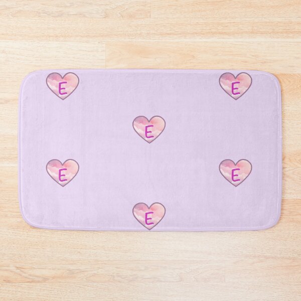 Item preview, Heart Pink Clouds “E” designed and sold by CEvansArt.