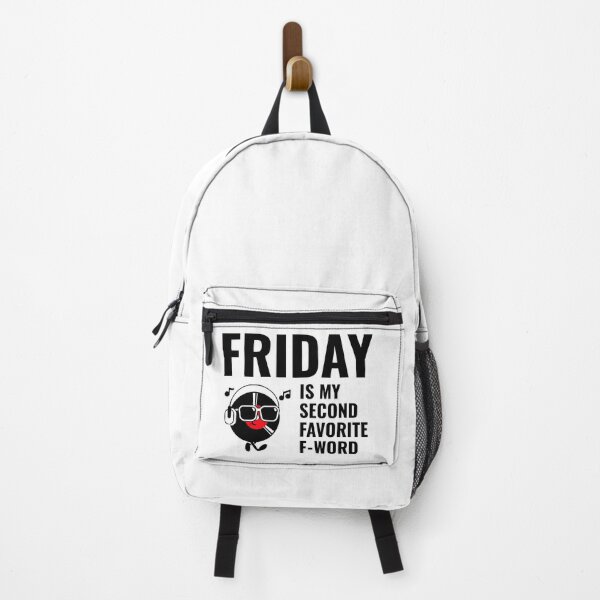 Item preview, Friday Is My Second Favourite F-Word - Funny Weekend Quote designed and sold by MANIFESTHYPE - Fashion and Accessories.