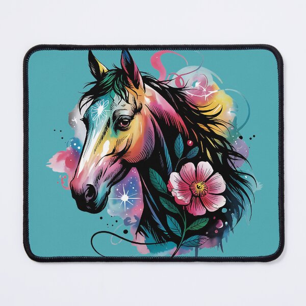 Item preview, Botanical Watercolor Horse designed and sold by BirdsnStuff.