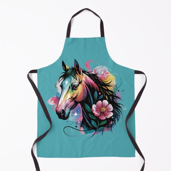 Item preview, Botanical Watercolor Horse designed and sold by BirdsnStuff.