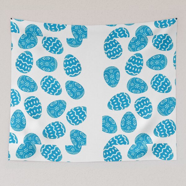 Item preview, King's Easter Hunt | Easter Hunt | Easter Eggs | Eggs | Easter | Blue | White | Easter Designs designed and sold by Kingcls.