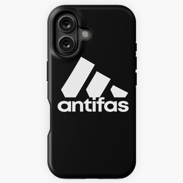 Artikel-Vorschau von Antifas Drei Streifen Weißer Aufdruck, designt und verkauft von Counterhegemonic Apparel.