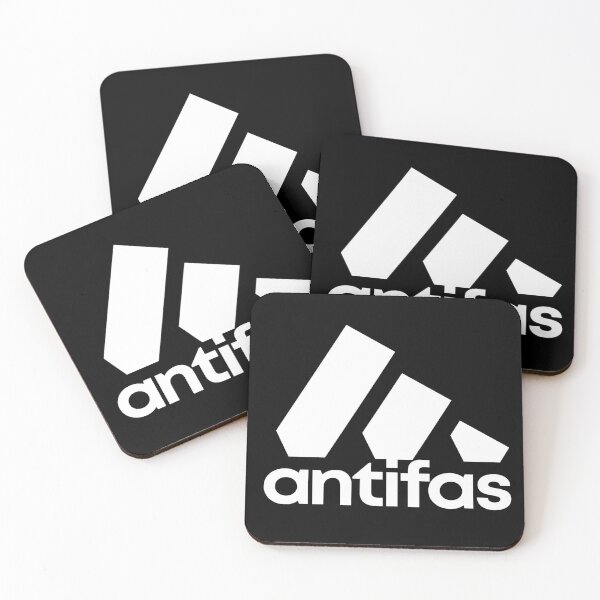 Item preview, Antifas Three Stripes White Print designed and sold by Counterhegemonic Apparel.