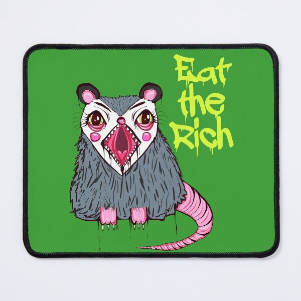 Item preview, eat the rich angry possum edition  designed and sold by crestfallenmermaid.