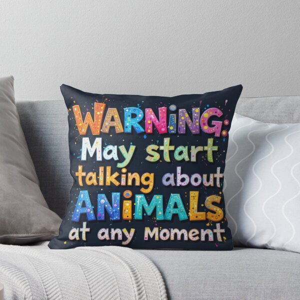 Item preview, Warning: May start talking about animals at any moment designed and sold by InezPhotography.