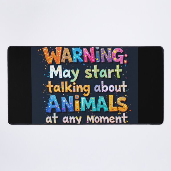 Item preview, Warning: May start talking about animals at any moment designed and sold by InezPhotography.