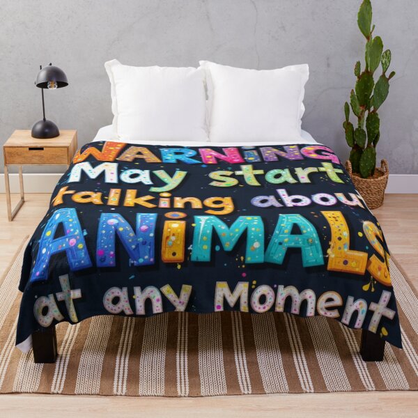 Item preview, Warning: May start talking about animals at any moment designed and sold by InezPhotography.