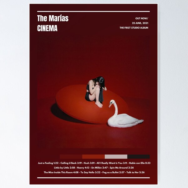 Item preview, The Marias - "CINEMA" designed and sold by NeedPosters?.