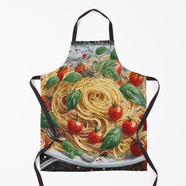 Item preview, "Mediterranean Delight: Vibrant Spaghetti Plate" designed and sold by Artisticanvas.