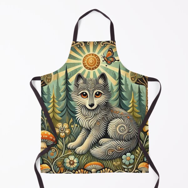 Item preview, Wolf Pup in Whimsical Forest designed and sold by alw951.