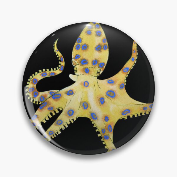 Item preview, Pulpo de anillos azules designed and sold by Seb Fowler.