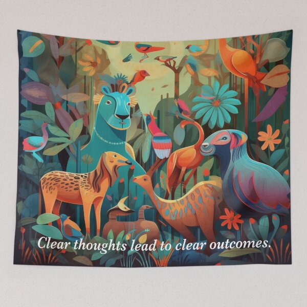 Item preview, Clear thoughts lead to clear outcomes. designed and sold by fanzen69.