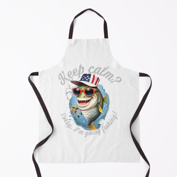 Item preview, Keep Calm? Sorry, I’m Going Fishing T-Shirt – Funny Angler Tee for Fishermen designed and sold by MintCreativeSH.