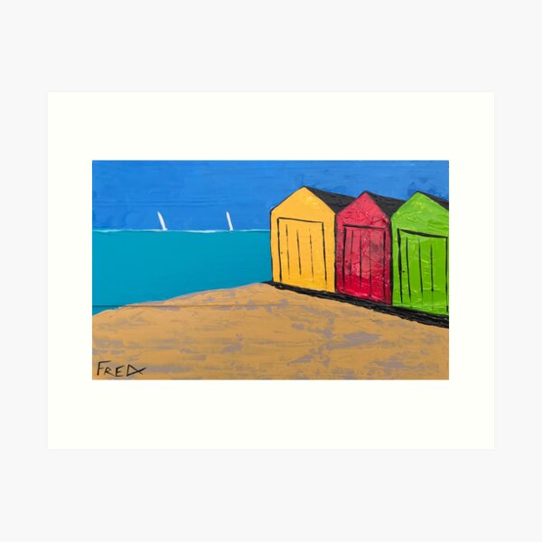Item preview, Beach huts designed and sold by Tyfrad.