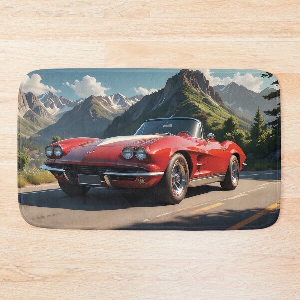 Item preview, vintage Chevy Corvette Roadster Red designed and sold by Random Designs.
