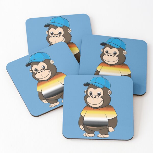 Item preview, Cool Pride Gorilla with Gay Bear Flag Tee  | Bear Pride Animal Design designed and sold by Travelslightly.