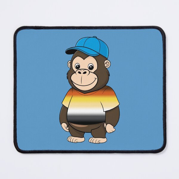 Item preview, Cool Pride Gorilla with Gay Bear Flag Tee  | Bear Pride Animal Design designed and sold by Travelslightly.
