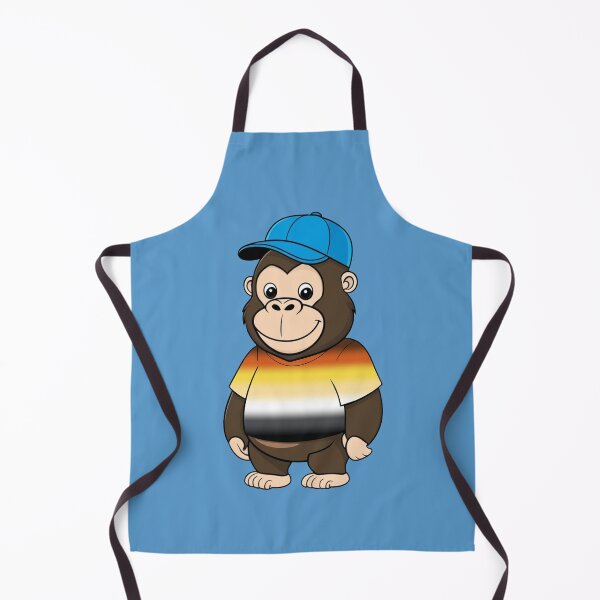 Item preview, Cool Pride Gorilla with Gay Bear Flag Tee | Bear Pride Animal Design designed and sold by Travelslightly.