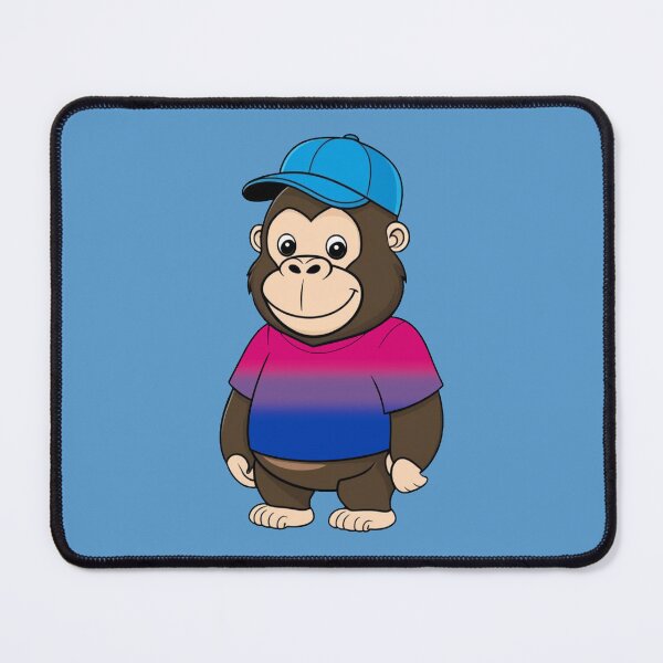 Item preview, Cool Pride Gorilla with Bisexual Flag Tee  | Bi Pride Animal Design designed and sold by Travelslightly.