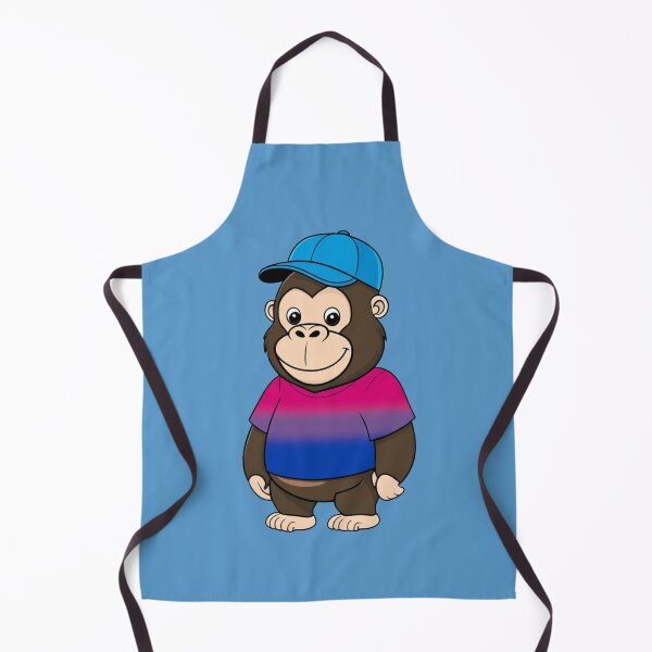 Item preview, Cool Pride Gorilla with Bisexual Flag Tee  | Bi Pride Animal Design designed and sold by Travelslightly.